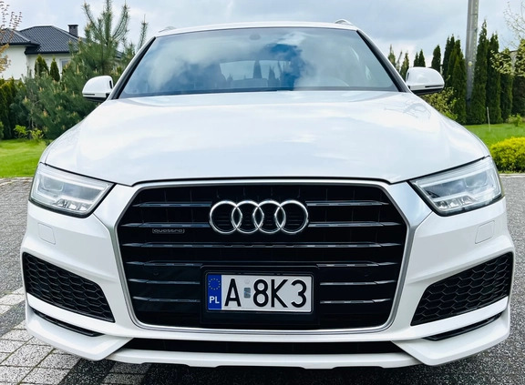 Audi Q3 cena 85900 przebieg: 124990, rok produkcji 2018 z Łuków małe 436